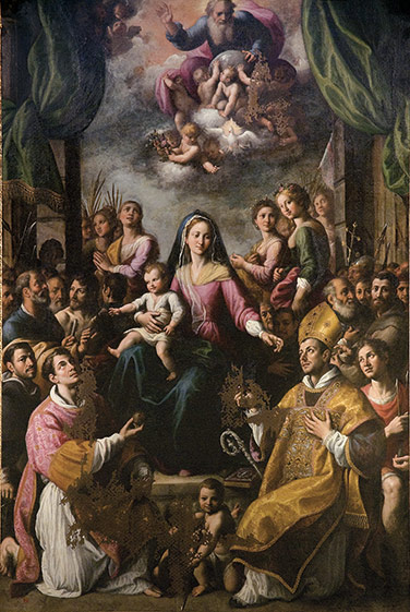 complesso-donnaregina-Madonna-e-Santi-Fabrizio-Santafede