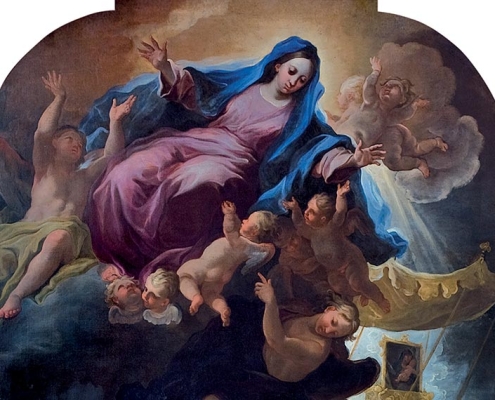 complesso-donnaregina-Madonna-del-Carmine-invocata-contro-la-peste-del-1656-Giovan-Tommaso-Fasano