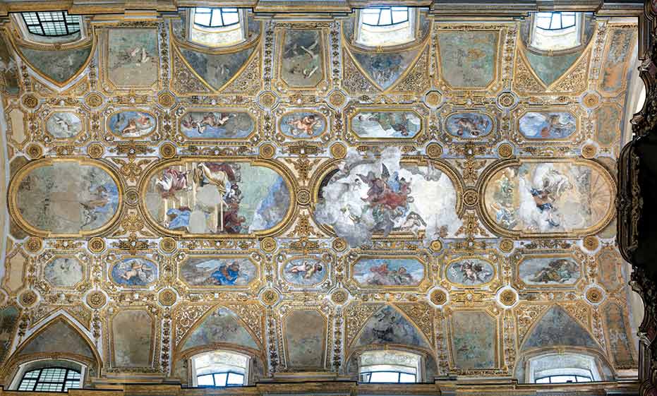 Episodi-della-vita-della-Vergine-e-Gloria-di-San-Francesco-Francesco-de-Benedictis-complesso-donnaregina