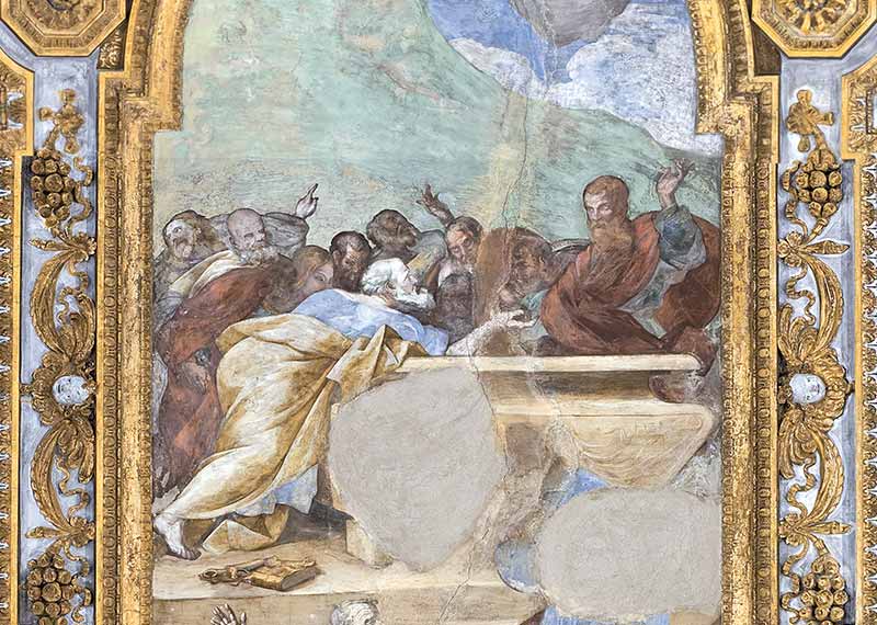 complesso-donnaregina-Apostoli-davanti-al-sepolcro-vuoto-di-Maria-Francesco-de-Benedictis