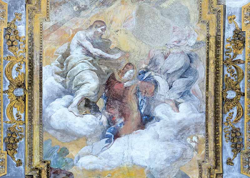 complesso-donnaregina-Incoronazione-della-Vergine-da-parte-della-Trinità-Francesco-de-Benedictis