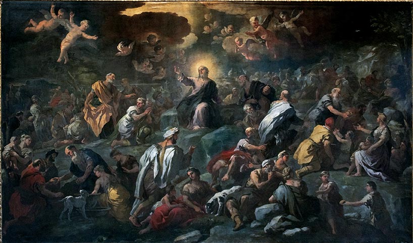 Moltiplicazione-dei-pani-Luca-Giordano-complesso-donnaregina
