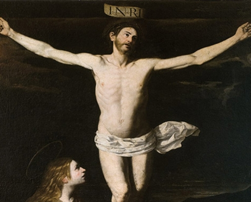 complesso-donnaregina-Cristo-crocifisso-e-la-Maddalena-Ignoto-pittore-napoletano