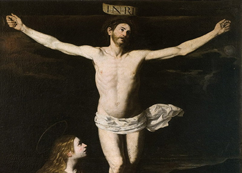 complesso-donnaregina-Cristo-crocifisso-e-la-Maddalena-Ignoto-pittore-napoletano