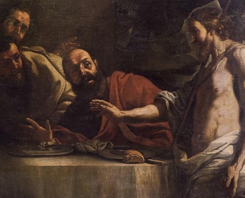 complesso-donnaregina-Cristo risorto appare agli Apostoli-Ignoto seguace di Mattia Preti
