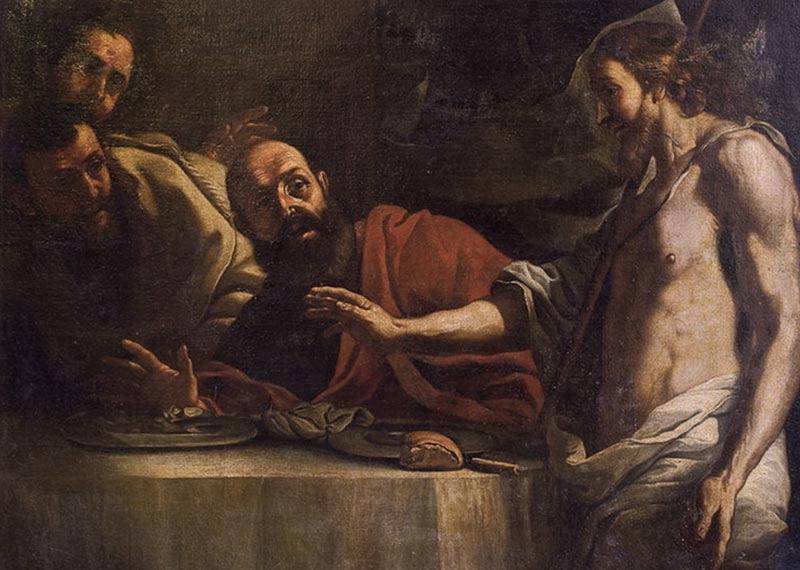 complesso-donnaregina-Cristo risorto appare agli Apostoli-Ignoto seguace di Mattia Preti