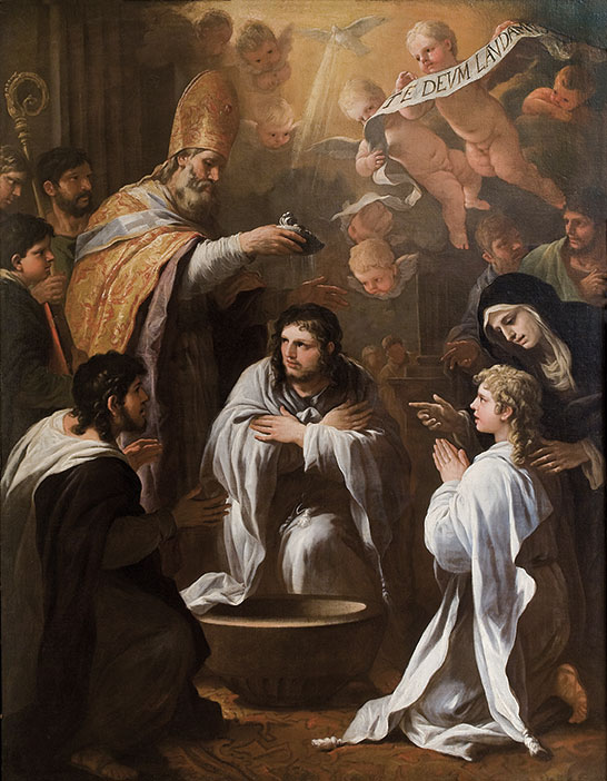 Il-Battesimo-di-Sant'Agostino-Luca-Giordano-complesso-donnaregina