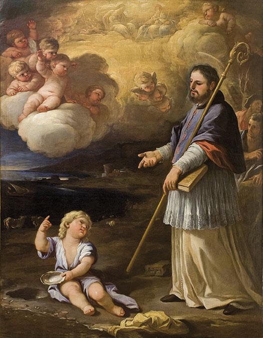 La-visione-di-Sant'Agostino-Luca-Giordano-complesso-donnaregina