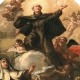 complesso-donnaregina-Santa-Teresa-d'Avila-ha-la-visione-di-San-Pietro-d'Alcàntara-Ignoto-pittore