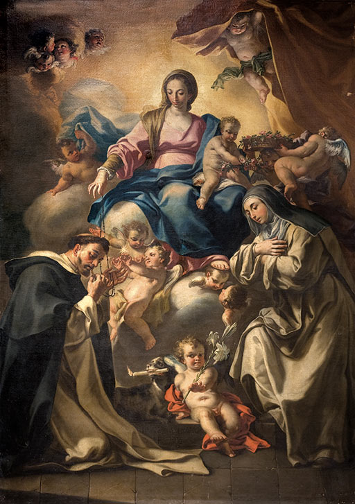Madonna-del-Rosario-e-Santi-Domenico-e-Rosa-Evangelista-Schiano-complesso-donnaregina