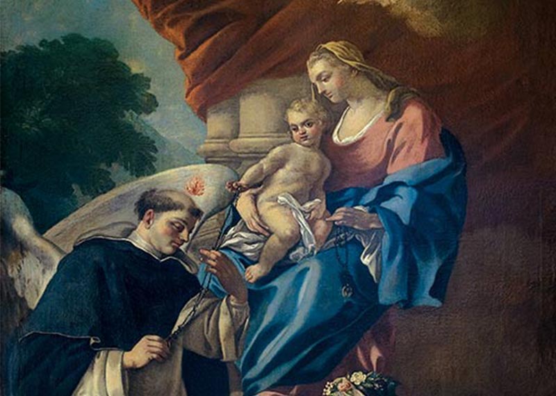 complesso-donnaregina-Madonna-del-Rosario-e-Santi-Vincenzo-Ferreri-e-Rosa-da-Lima-Ignoto-pittore