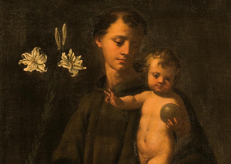 complesso-donnaregina-Sant'Antonio-col-Bambino-Ignoto-pittore-napoletano