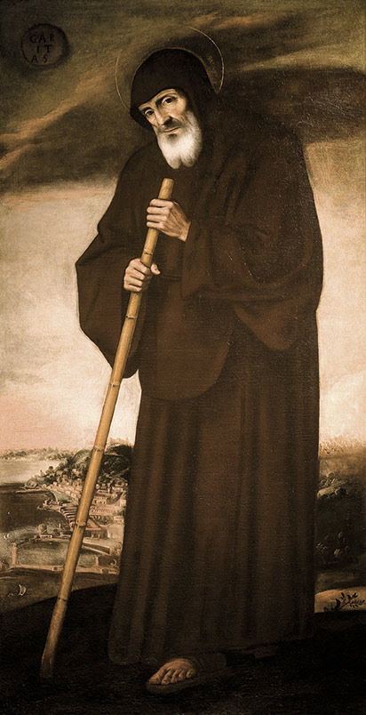 San-Francesco-da-Paola-Ignoto-pittore-napoletano-complesso-donnaregina