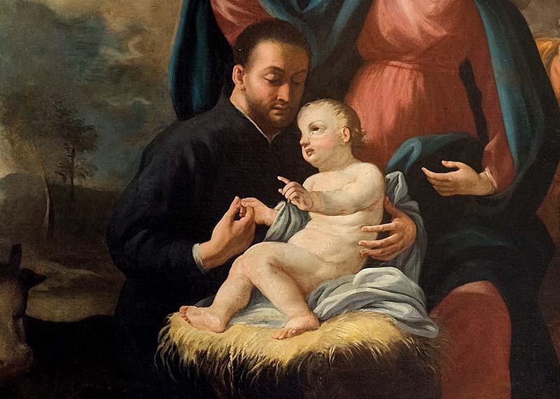 complesso-donnaregina-San-Gaetano-e-la-Sacra-Famiglia-Ignoto-pittore-napoletano