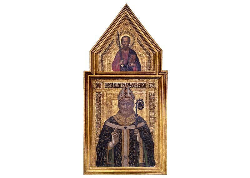 complesso-donnaregina-Ritratto-funerario-dell'arcivescovo-di-Napoli-Umberto-d'Ormont-Lello-da-Orvieto