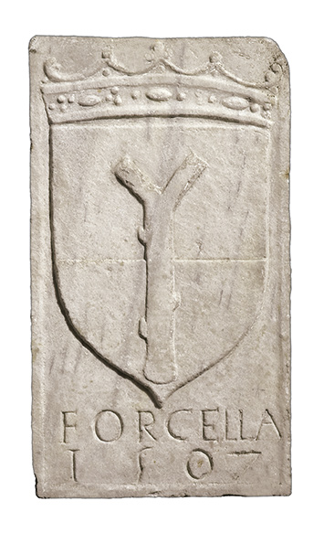Stemma del seggio di Forcella - Ignoto scultore napoletano - complesso donnaregina